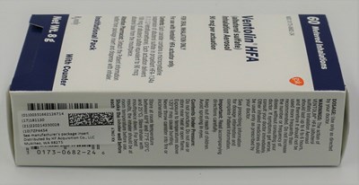 Serialized Carton (Serialized 51662 1267 1 Ventolin)